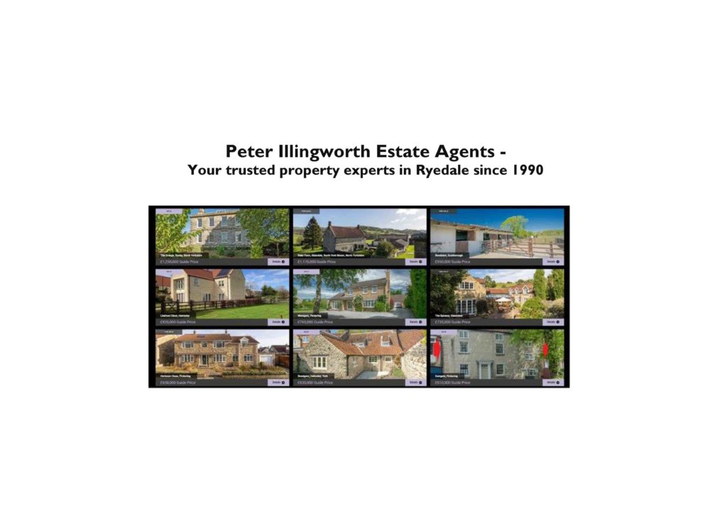 Why You Should Instruct Peter Illingworth Estate Agents – Your Trusted Property Experts in Ryedale Since 1990